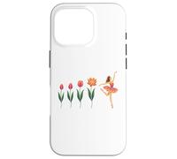 Floral Evolution of Ballerina Blooming Ballet Dancer Case for iPhone 16 Pro