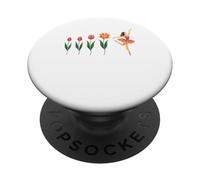 Floral Evolution of Ballerina Blooming Ballet Dancer PopSockets Adhesive PopGrip