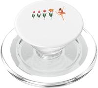 Floral Evolution of Ballerina Blooming Ballet Dancer PopSockets PopGrip for MagSafe