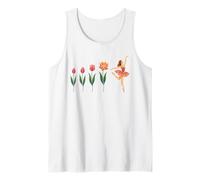 Floral Evolution of Ballerina Blooming Ballet Dancer Tank Top