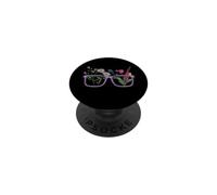 Floral Eyeglasses Ophthalmologist Optometrist Eye Doctor PopSockets Adhesive PopGrip