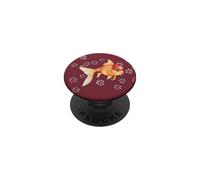 Floral Fancy Oranda Goldfish lovers illustration PopSockets Adhesive PopGrip