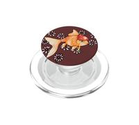 Floral Fancy Oranda Goldfish lovers illustration PopSockets PopGrip for MagSafe