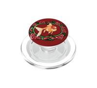 Floral Fancy Oranda Goldfish lovers illustration PopSockets PopGrip for MagSafe