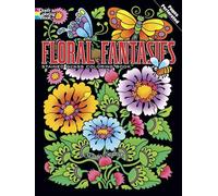 Floral Fantasies Stained Glass Coloring Book