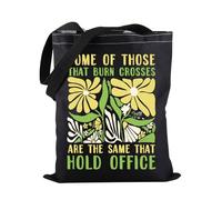 Floral Feminist Tote Bag Burn Crosses Tote Bag Political Tote Bag Equality Gift Reproductive Rights Gift (Burn Crosses TOTE)