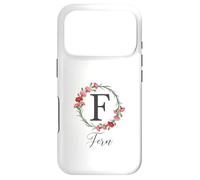 Floral Fern Name Flower Personalized Name Fern Case for iPhone 17 Pro