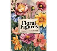 Floral Figures, collage cut out picture books, 700 + pieces: things to cut out and collage paper, Printable Flower-Themed