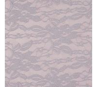 Floral Fiona Lace Fabric Material - Lilac, 1Mtr - 140cm x 100cm