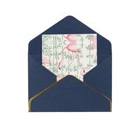 Floral Flamingo Botany Greetings All Occasion Cards For Thank You Birthday Congratulations Envelopes Blank Cards