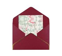 Floral Flamingo Botany Greetings All Occasion Cards For Thank You Birthday Congratulations Envelopes Blank Cards