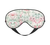 Floral Flamingo Botany Sleep Eye Mas Updated Design Light Blocking Night Eye Blinder Men Women Shift Travel Gifts