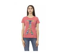 Floral Flamingo Short Sleeve Tee - female - Trussardi - T-Shirts - Red - M - Tops M