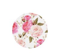 Floral Flower Rose Pink Printing 10 Pieces Air Freshener Car Hanging Cards Air Freshener Sheets With Rope For Cars Home