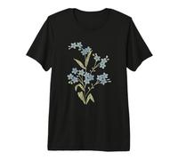 Floral Flower Scorpion Grasses Forget Me Nots Premium T-Shirt