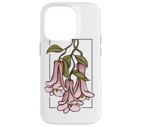Floral Flower with Large Bell Blossoms Bellflower Case for iPhone 14 Pro