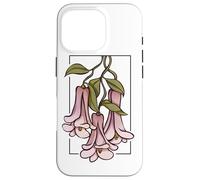 Floral Flower with Large Bell Blossoms Bellflower Case for iPhone 16 Pro