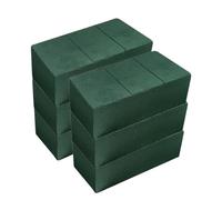 Floral Foam 10/1x Green Floral Foam Blocks for Fresh Artificial Flowers Dry Wet Rectangle Block Flower Mud Wedding Party Decor(6PCS)