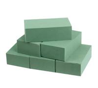 Floral Foam Blocks, 6 Pack Small Green Wet Dry Flower Foams Florist Plant Foam for Artificial and Fresh Flower Arrangement (5.5"L x 3.1"W x 1.7"H)