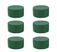 Floral Foam Blocks - Green Wet Dry Flower Plant Foam | Round Florist Plant Sponge For Artificial And Fresh Flower Arrangement | Florist Sponge Blocks For Indoor And Outdoor Floral Displays