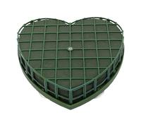 Floral Foam Blocks Heart Shaped - Suction Cup For Wedding Car & Valentine Decoration, Tray Florist Sponge Brick Flower Mud | Flower Arrangements, Green Wedding Party Decorations