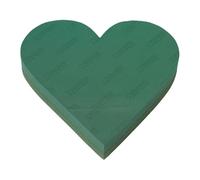 Floral Foam Shapes & Frames | Wet Foam Bases for Funeral, Memorial & Sympathy Tributes - (15 Inch Heart (2 Pack))