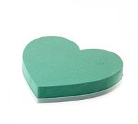 Floral Foam Shapes & Frames | Wet Foam Bases for Funeral, Memorial & Sympathy Tributes - (7 Inch Heart (2 Pack))