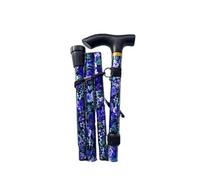 Floral Folding Walking Stick: Stylish Support for On-the-Go Mobility