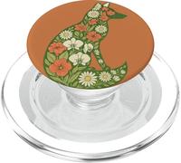 Floral Fox Illustration Bohehian PopSockets PopGrip for MagSafe