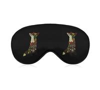 Floral Fox Soft Eye Mask Cover Effective Shading Blindfold Comfort Sleep Mask with Elastic Adjustable Strap