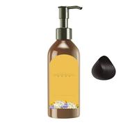 Floral Fragrance Hair Coloring Shampoo - Plant Derived singll Use Dye | Quick Color Application Men Women Seniors, Botanical Formula Scented Care Ideal for Gray Hair Daily Shine Refresh Use