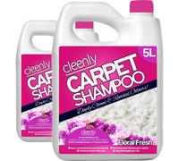 (Floral Fresh, 10L) Cleenly Carpet Shampoo Pet Odour Remover