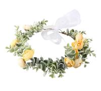 Floral Garlands Hair Wreath Flower Headbands Women Bride Flower For Stall Market Floral Headbands