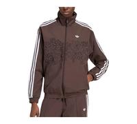 Floral GFX Firebird Loose Track Jacket - female - Adidas - Long Sleeve Training Tops - Brown - S - Sport S