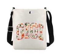 Floral Gigi Crossbody Bag Best Grandma Gifts Groovy Cute Nana Gifts Mommy Shoulder Bag Mother's Day Gift Gi-gi Crossbody Bags (CB, Gigi CB-PY2)