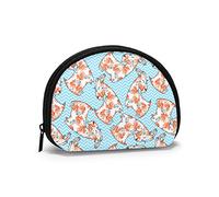 Floral Goat Mexican Food hat Traditional Coin Purse Wallets Change Pouch Novelty Key Holder Zipper Small Cosmetic Makeup Bags