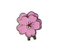 Floral Golf Ball Marker Hat Clip Accessory Zincs Alloy Construction Accessories Fashion Accessory Pin Brooch