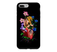 Floral Goth Anatomical Heart Show Love Case for iPhone 7 Plus/8 Plus