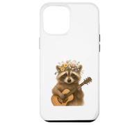 Floral Guitar Raccoon Woodland Harmony Case for iPhone 12 Pro Max