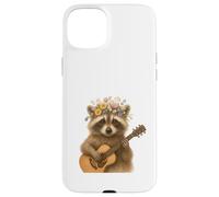 Floral Guitar Raccoon Woodland Harmony Case for iPhone 15 Plus