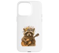 Floral Guitar Raccoon Woodland Harmony Case for iPhone 15 Pro Max
