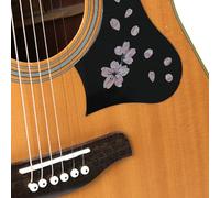 Floral Guitar Sticker 2Pcs Cherry Blossom Panel Decal | Bass and Ukulele Use, Quaint Beautiful Style, Modify Surfaces, Show Personal Taste, Decorative Sheet