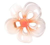 Floral Hair Clips - Acrylic Strong Hold Hair Clip - Non-Slip Hair Clips, Large Women's Hair Barrettes for Beach Tropical Hair Supplies