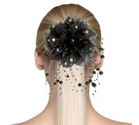Floral Hair Clips - Elegant Clips with Pearls and Tablecloths | Non Slip Hair Pins with Jewels, Wedding Accessories and Women, Clips for Hairstyles