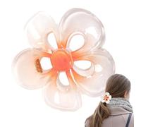 Floral Hair Clips | Flower Hair Claw Hawaiian Style - Non-Slip Hair Clips, Large Women's Hair Barrettes for Beach Tropical Hair Supplies