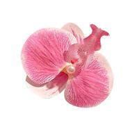 Floral Hair Clips, Phalaenopsis Flower Hairpin, Flower Shaped Headdress Hair Accessories, Elegant Artificial Flower Hair Barrettes for Wedding Beach Party