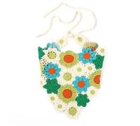 Floral Hair Scarf Headband for Women Triangle Scarf Crocheted Knitted Hair Bands Female Tie Wrap Headband Hair Accessories