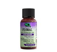 Floral Hair Serum - 100% Natural Hair Growth Treatment with Lavender Essential Oil - Vegan & Cruelty-Free - 10ml - Nourishes Scalp & All Hair Types