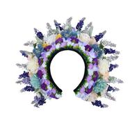 Floral Hairpin Stylish Hair Accessory With Flower Embellished For Women Trendy Hairband Adornment For Daily Wear