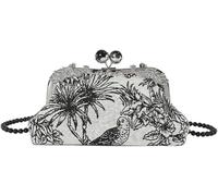 Floral Handbag Elegant Beads Shoulder Bridal Wedding Purse Vintage Crossbody Women Evening